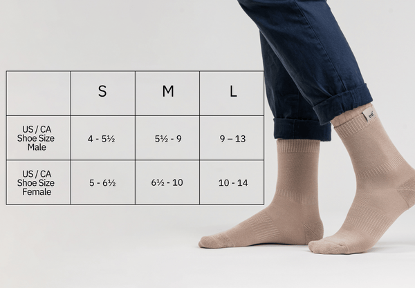 What size should I pick in the crew socks?